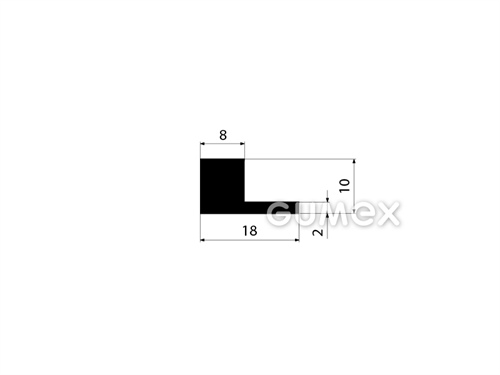 GUMMIPROFILE L-FORM - EPDM